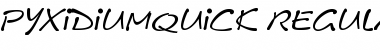 Download PyxidiumQuick Regular Font Title Preview