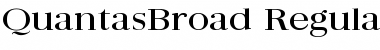 Download QuantasBroad Regular Font