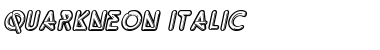 Download QuarkNeon Italic Font