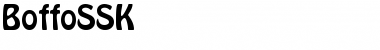 Download BoffoSSK Regular Font Title Preview