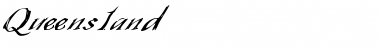 Download Queensland Regular Font Title Preview