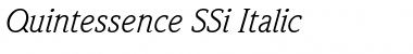 Download Quintessence SSi Italic Font