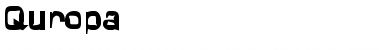 Download Quropa Regular Font Title Preview