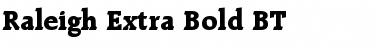 Download Raleigh Extra Bold Font