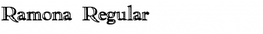 Download Ramona Regular Font Title Preview