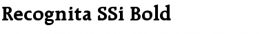 Download Recognita SSi Bold Font