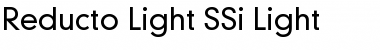 Download Reducto Light SSi Light Font