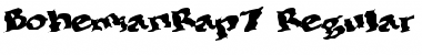 Download BohemianRap7 Regular Font Title Preview