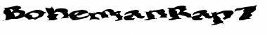 Download BohemianRap7 Regular Font Title Preview