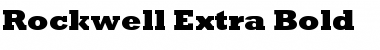 Download Rockwell Extra Bold Font