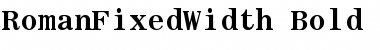 Download RomanFixedWidth Font