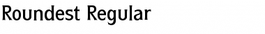 Download Roundest Regular Font Title Preview