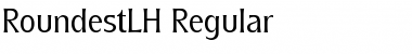 Download RoundestLH Regular Font Title Preview