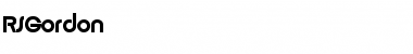 Download RSGordon Regular Font Title Preview