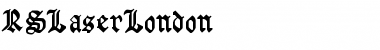 Download RSLaserLondon Regular Font Title Preview