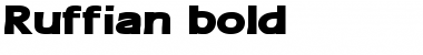 Download Ruffian bold Normal Font Title Preview