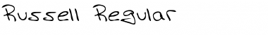 Download Russell Regular Font