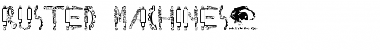 Download Rusted MachineSW Regular Font Title Preview
