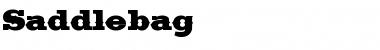 Download Saddlebag Regular Font