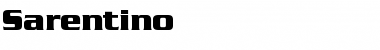 Download Sarentino Regular Font Title Preview