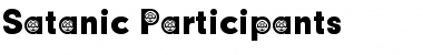 Download Satanic Participants Regular Font Title Preview