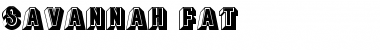 Download Savannah Fat Regular Font Title Preview
