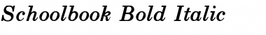 Download Schoolbook Bold Italic Font