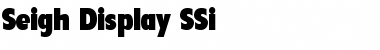 Download Seigh Display SSi Regular Font