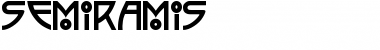Download Semiramis Regular Font Title Preview