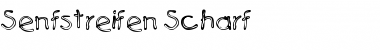Download Senfstreifen Scharf Font