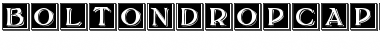 Download BoltonDropCaps Regular Font Title Preview