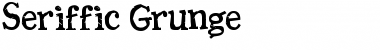 Download Seriffic Grunge Bold Font