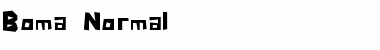 Download Boma Normal Font Title Preview