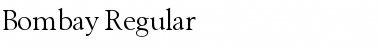 Download Bombay Regular Font Title Preview