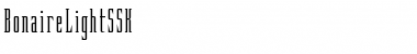 Download BonaireLightSSK Regular Font Title Preview