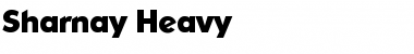 Download Sharnay Heavy Font