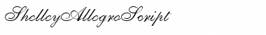Download ShelleyAllegroScript Regular Font Title Preview