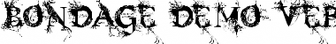 Download BONDAGE DEMO VERSION Regular Font Title Preview