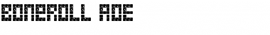Download BoneRoll AOE Regular Font Title Preview