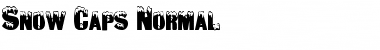 Download Snow Caps Normal Font