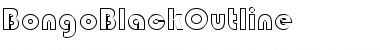 Download BongoBlackOutline Regular Font Title Preview