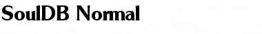 Download SoulDB Normal Font