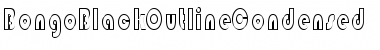 Download BongoBlackOutlineCondensed Regular Font Title Preview