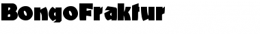 Download BongoFraktur Regular Font Title Preview