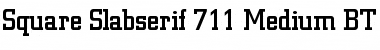 Download SquareSlab711 Lt BT Font