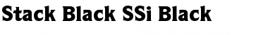 Download Stack Black SSi Black Font