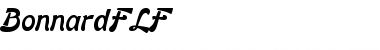 Download BonnardFLF Regular Font Title Preview