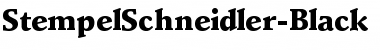 Download StempelSchneidler-Black Regular Font