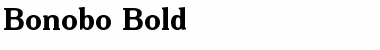 Download Bonobo Bold Font Title Preview
