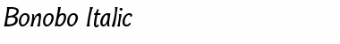 Download Bonobo Italic Font Title Preview